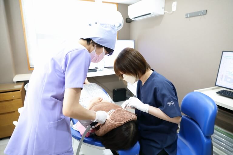 歯石や歯垢のクリーニングは行われてますか